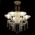 Large Georges Leleu Chandelier